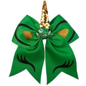 NEW Green Fashion Unicorn Hair Bow